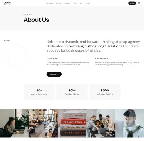 Unikon – Multipurpose Agency Elementor WordPress Theme