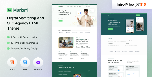 Marketi – SEO Digital Marketing HTML Template