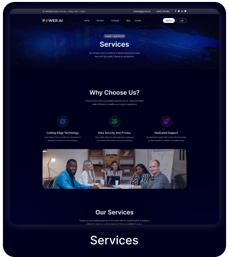 Power AI – Artificial Intelligence Multipurpose Website HTML Template