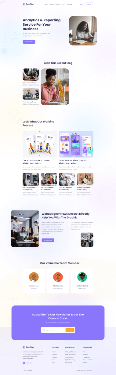 Saasto – Software & Startup SaaS WordPress Theme