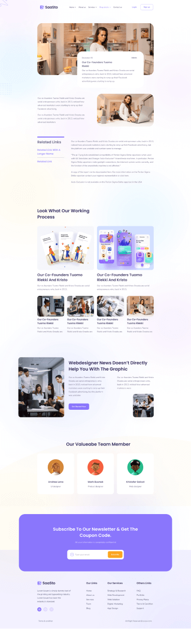 Saasto – Software & Startup SaaS WordPress Theme