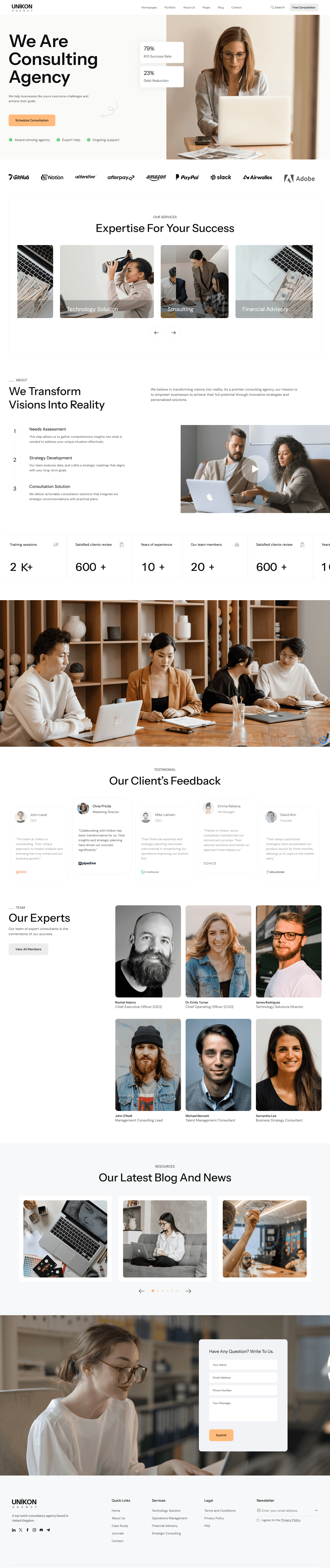 Unikon – Multipurpose Agency Elementor WordPress Theme