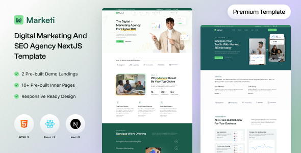 Marketi – SEO Digital Marketing NextJS Template