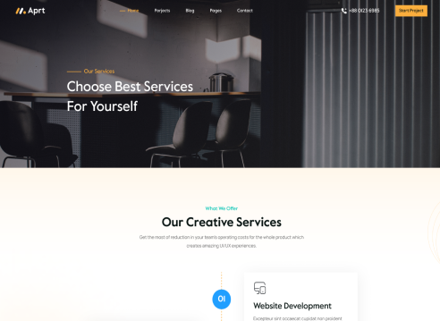 Aprt – Digital Agency & Multipurpose HTML Template