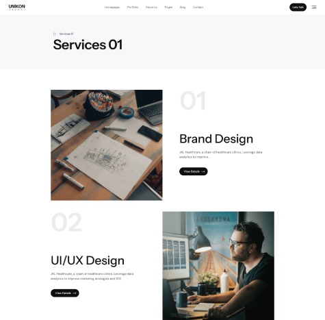 Unikon – Multipurpose Agency Elementor WordPress Theme