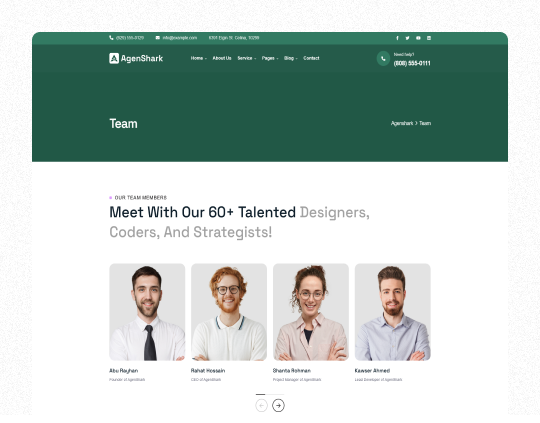 Agenshark – Startup Agency HTML Template