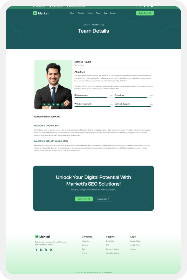 Marketi – SEO Digital Marketing Elementor WordPress Theme