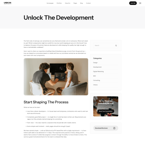 Unikon – Multipurpose Agency Elementor WordPress Theme