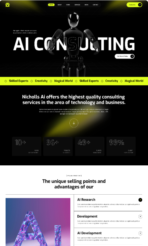 Nicholls – Multipurpose Personal Portfolio WordPress Theme