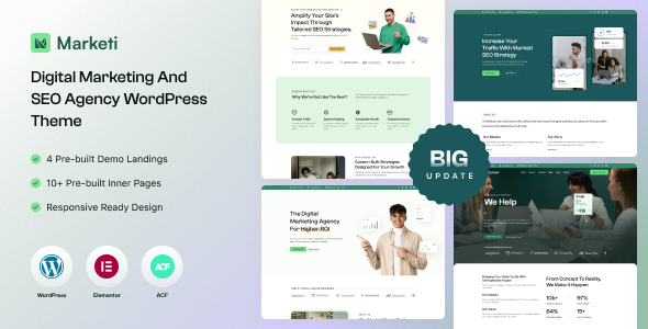 digital marketing agency wordpress theme