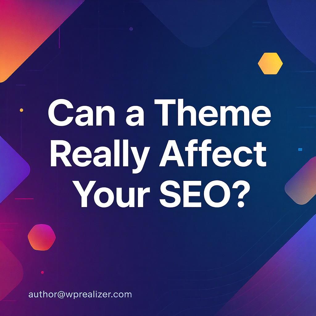 Does website theme affect SEO