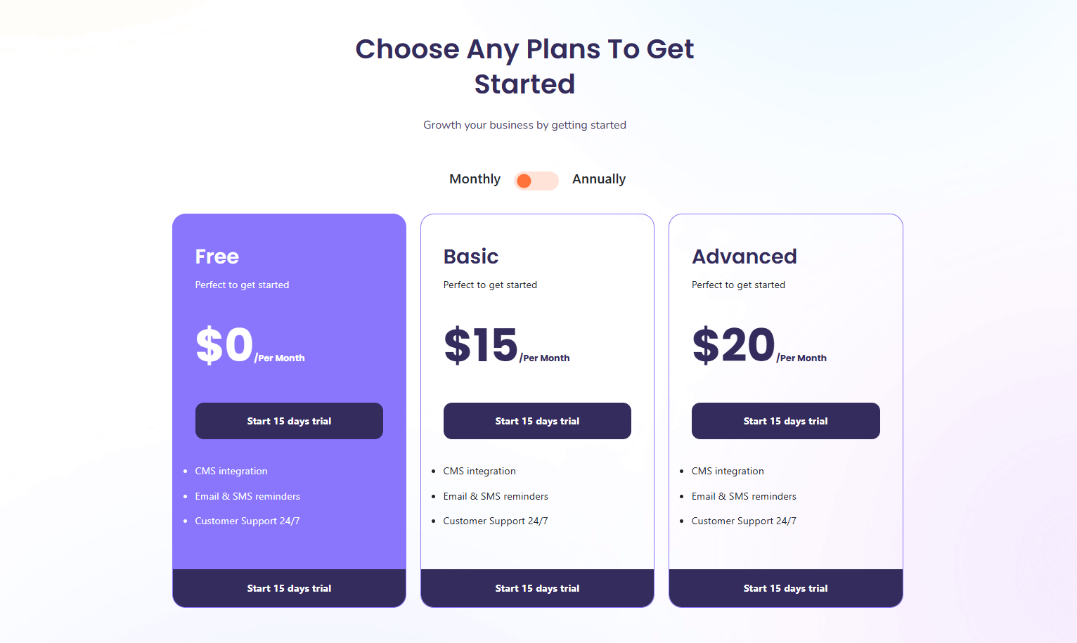 Best SaaS Pricing Page