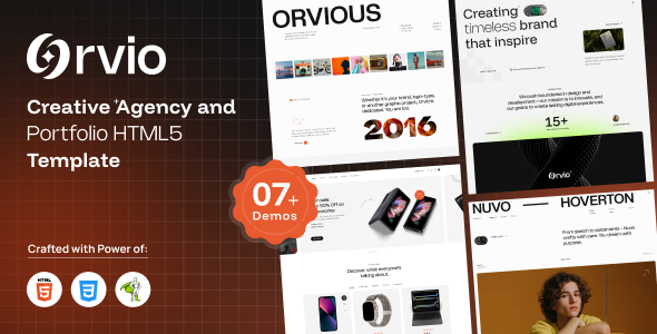 HTML Template for Creative Agencies and Portfolios